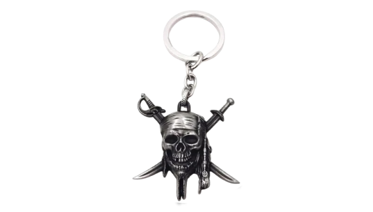 Black Pirates Skull With Swords