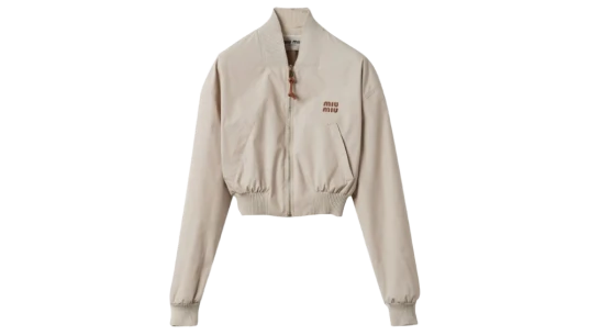 Panama Cropped Bomber Jacket