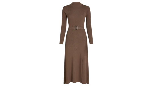 Belted Knitted Dress