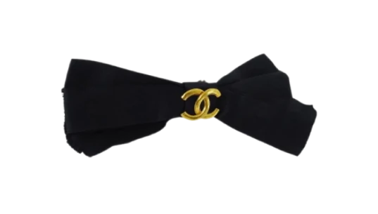 CC-logo Bow Hair Clip