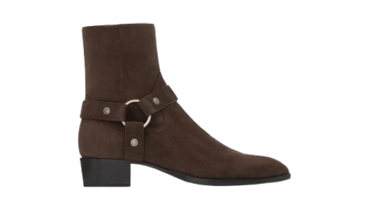 Wyatt Harness Boots In Suede