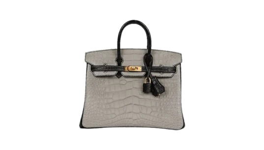 Designer Birkin Bag Gray Sticker 