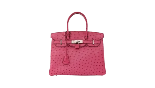 Designer Birkin Bag Pink Sticker 