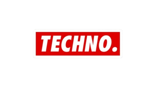 Techno Sticker