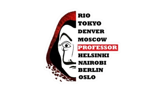 Money Heist Cities Sticker