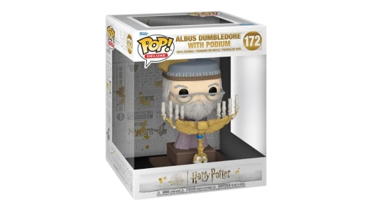 Albus Dumbledore with Podium Action Figure