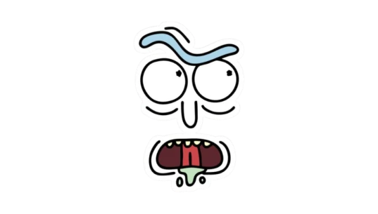 Rick Face Sticker