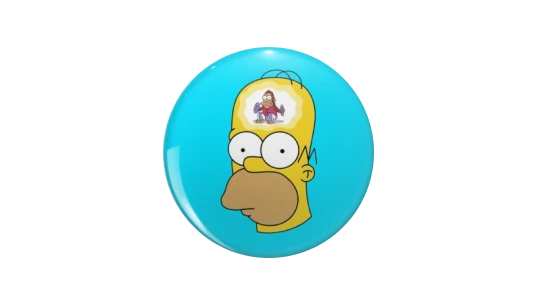 Pin: Homer Simpson With Monkey In Head