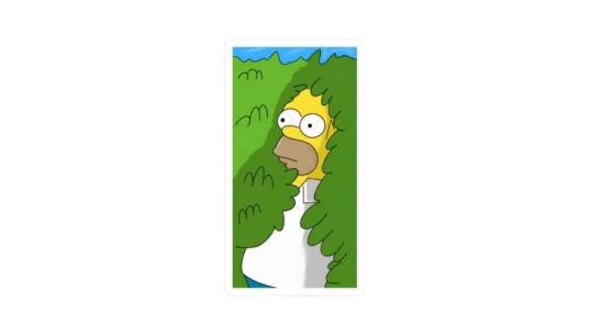 Bush Homer Sticker