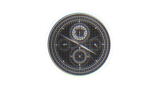 AP Watch Dial Clock Time Sticker