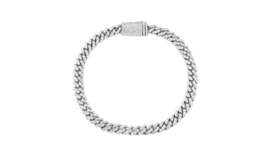 6MM Miami Cuban Diamond Bracelet 14k