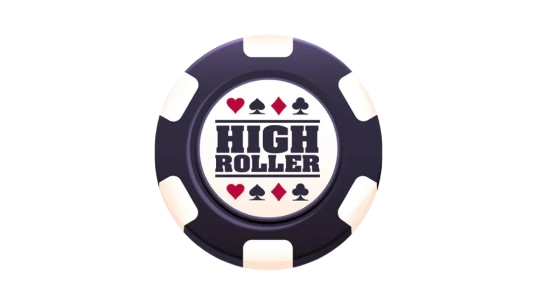 High Roller Casino Shirt Sticker