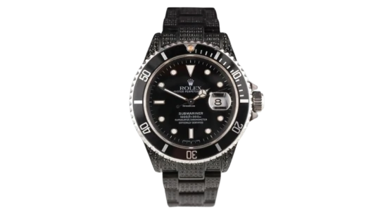 Submariner Date Steel Black Iced out