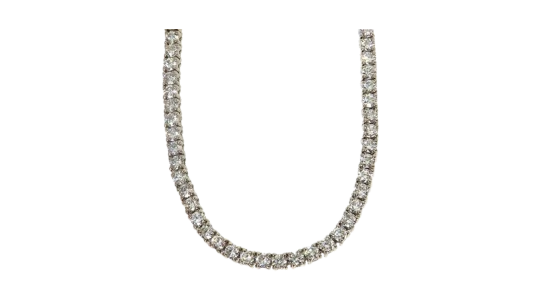 14K Diamond Tennis Chain (Lab)