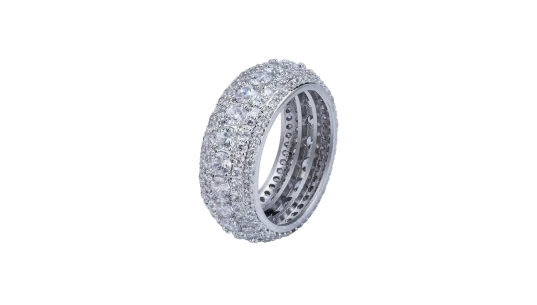 Diamond Ring 14K 5A+ Cubic Zirconia