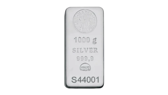 1kg Silver Bar - Nadir