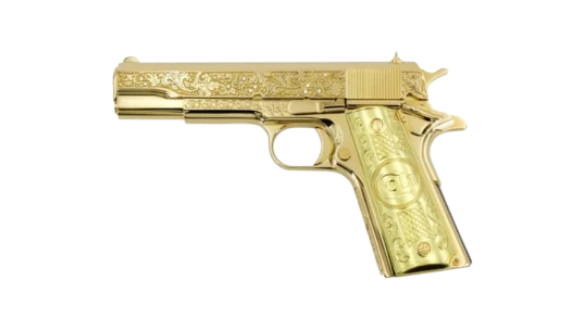 1911 Government 38 Super Engraved 24k Gold