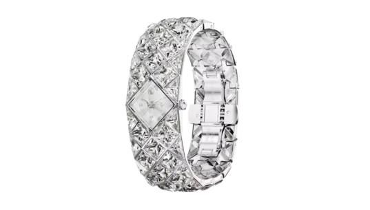 Curiosa Bangle Watch - Crystals, Stainless Steel