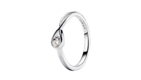 Infinite Silver Lab-grown Diamond Ring