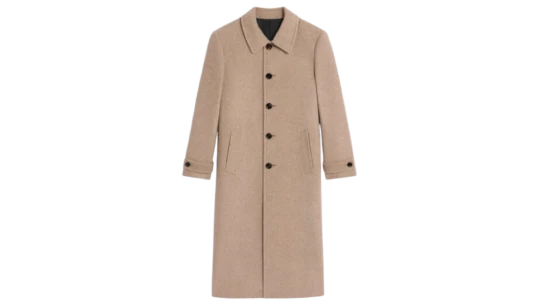 Suit Coat In Cashmere Cloth - Beige