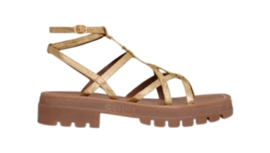 Clea Ttriomphe Strappy Sandal - Gold