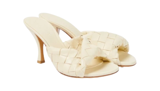 Blink 80 Leather Mules - Sea Salt