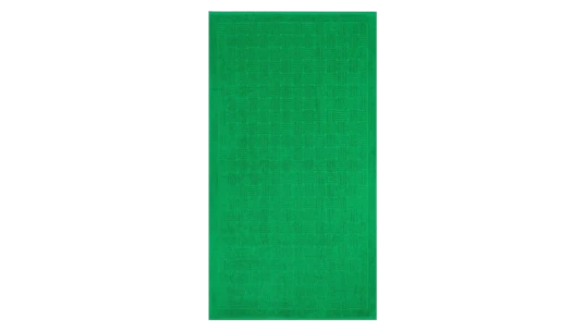 Intreccio Pattern Cotton Terry Beach Towel - Grass