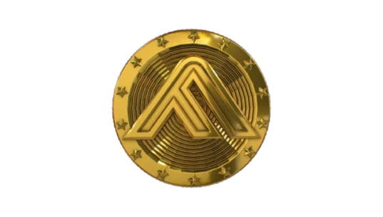 Gold Coin With Logo Replica