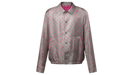 Monogram Silk Blouson - Fuschia