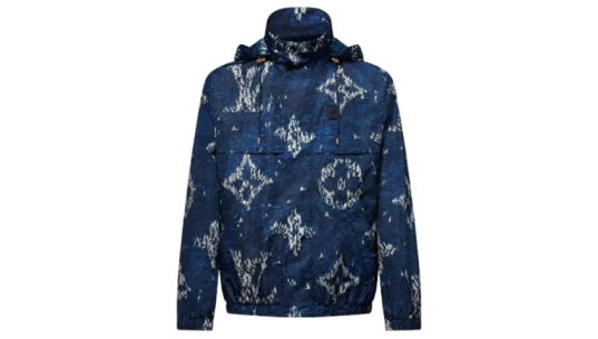 Printed Monogram Windbreaker - Ocean
