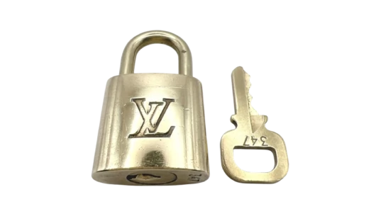 Padlock Lock And Key - Brass