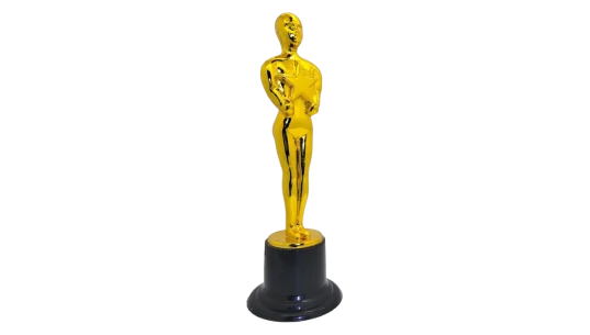 Gold Award Trophy - Gold/Black
