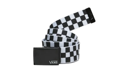 Deppster Checkerboard Web Belt - Black/White