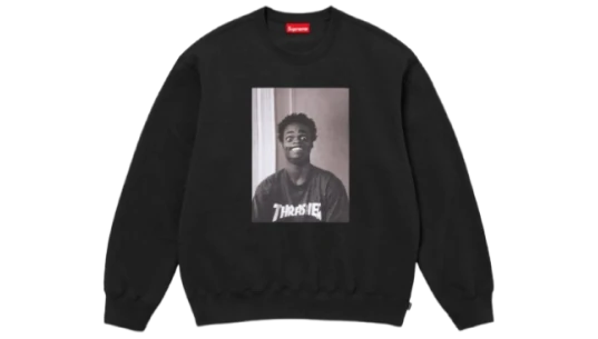 Crew-Neck Sweatshirt - Black