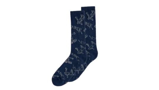 Gonz Socks - Navy / Grey