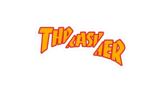 Thrasher Separated Logo Sticker