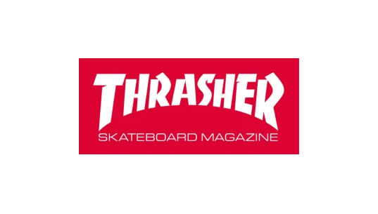 Skate Mag Sticker - Red/White