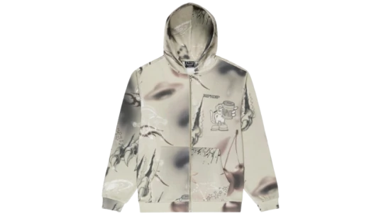 Stargazing Zip Up Hoodie - Off White
