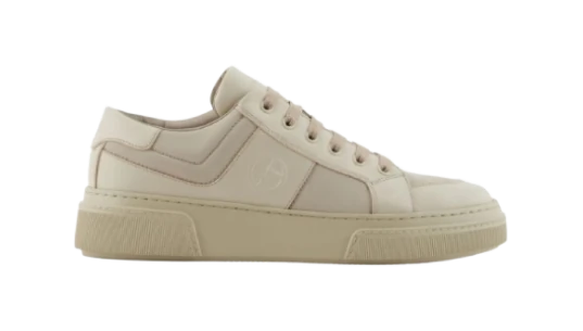 Panelled Sneakers - Sand Beige