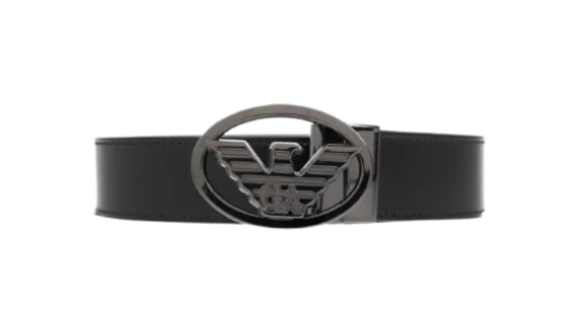 Eagle Buckle Leather Belt