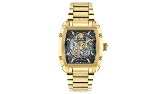 Versace Dominus Skeleton Watch - Gold