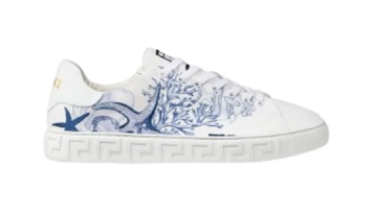 Coral Theatre Greca Sneakers - Blue/White