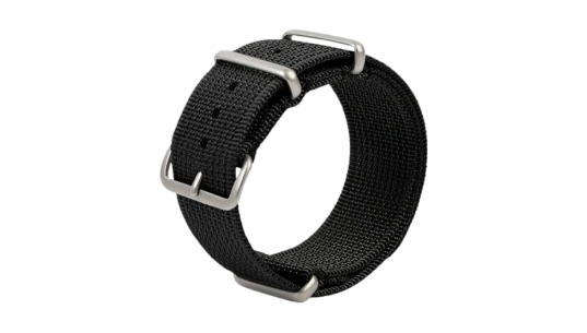 Military Style Braided Nylon Watch Band Strap
