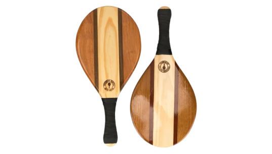 Trancoso Beach Bat Set - Brown Wood