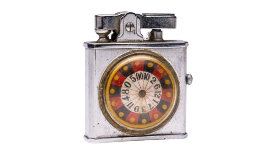 Vintage Lighter With Roulette Wheel Function