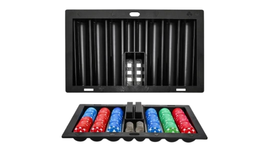 Poker Chip Tray Holder - Black