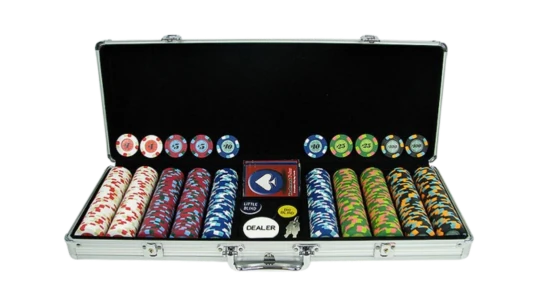 500 Tophat & Cane Aluminum Poker Chip Set