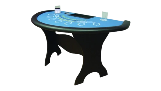 Deluxe Folding Blackjack Table - Oak