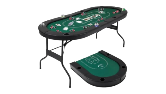 8 Player Poker, Blackjack Table Foldable