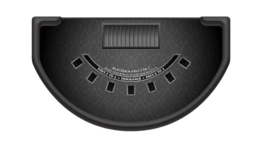 Classic Blackjack Layout - Black